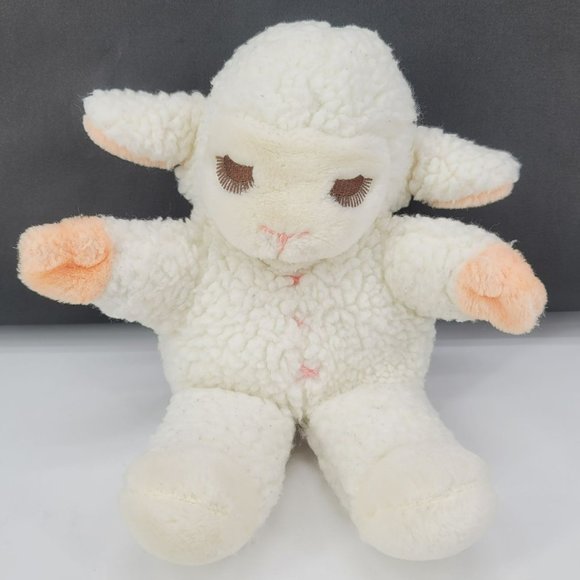 Unknown Other - Vintage Lamb Chop Fleece Hand Puppet Stuffed Animal Plush 13"